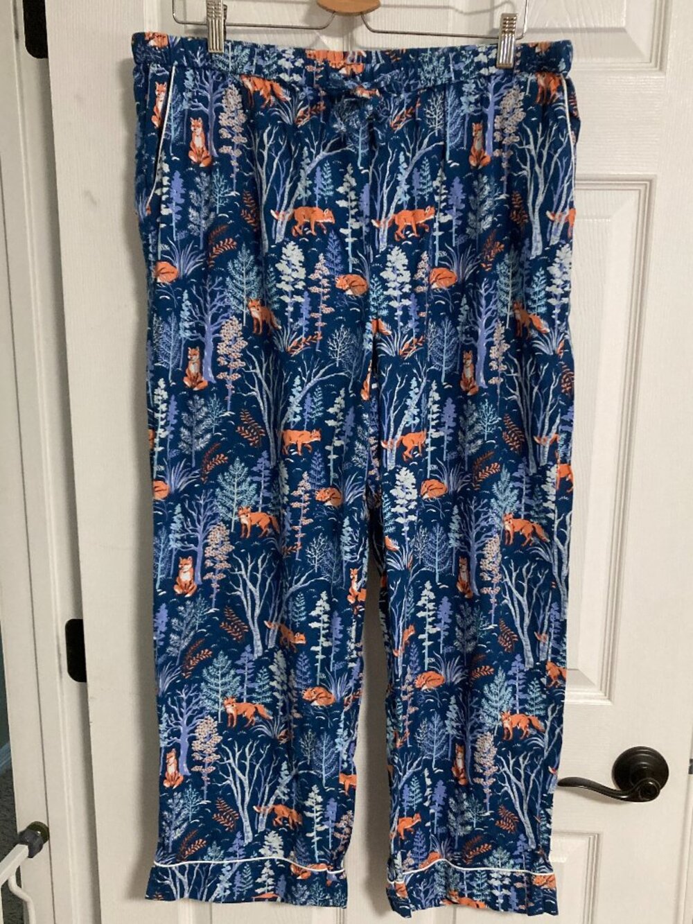 Printfresh Fox & Folklore Flannel Pajama Pants Size XL 100% Cotton